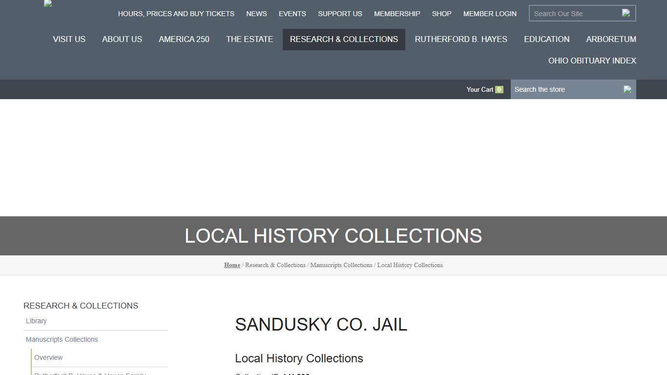 SANDUSKY CO. JAIL - Rutherford B. Hayes Presidential Library & Museums